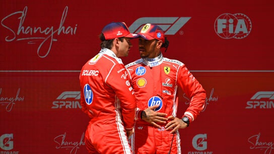 Charles Leclerc y Lewis Hamilton GP China 2026
