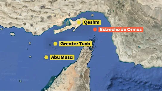 Las tres estratégicas islas en el estrecho de Ormuz a por las que Turmp podría ir para controlar el paso del petróleo Las tres estratégicas islas en el estrecho de Ormuz a por las que Turmp podría ir para controlar el paso del petróleo
