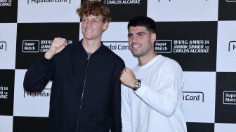 Carlos Alcaraz y Jannik Sinner Corea del Sur 2026