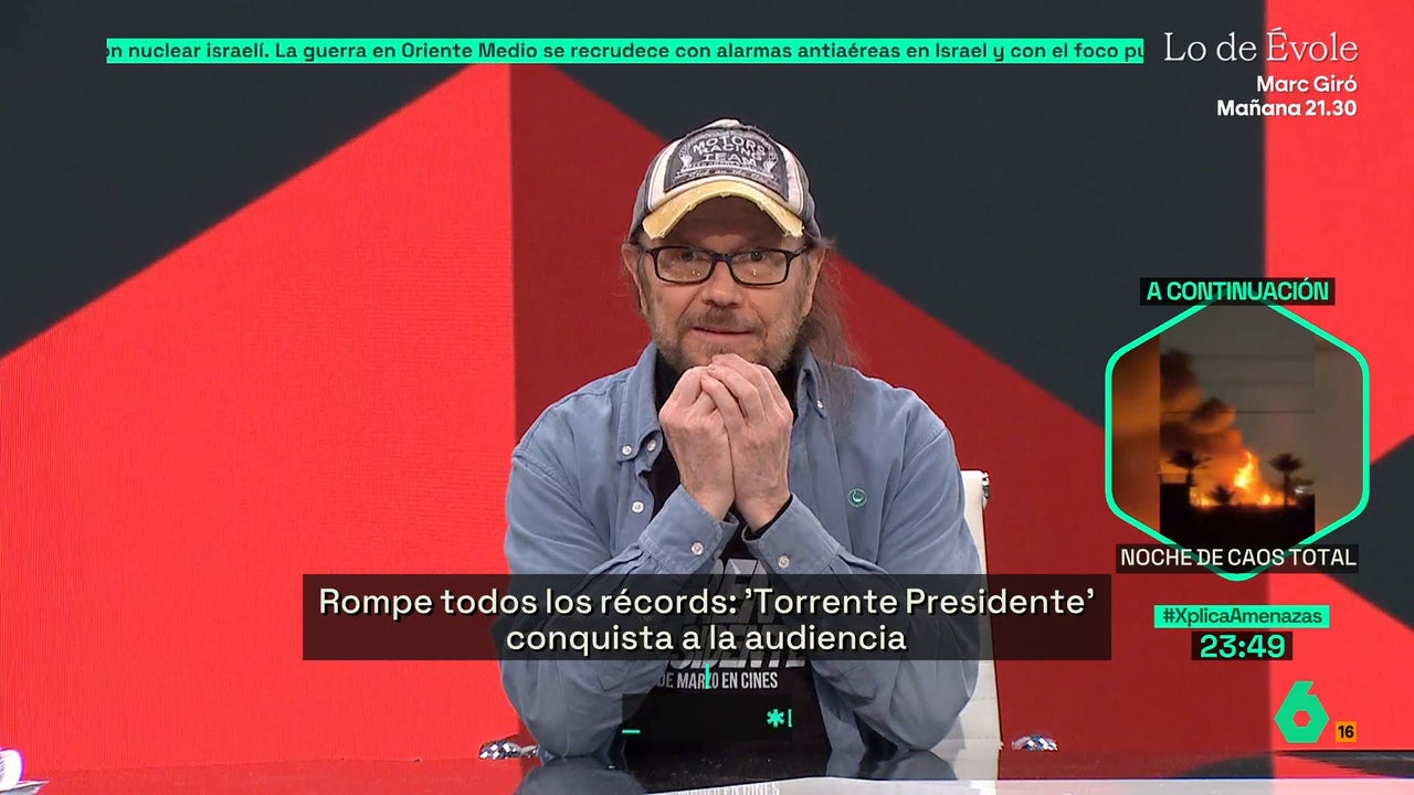 Santiago Segura: "Torrente nació como un franquista ultraderechista cochambroso y ahora te lo puedes encontrar en la política española"