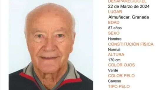 Cartel de la desaparici&oacute;n de Francisco P&eacute;rez Bedmar