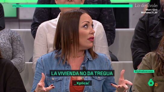 Ruth, miembro del sindicato de inquilinas