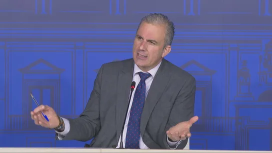 El portavoz de Vox en el Ayuntamiento de Madrid, Javier Ortega Smith El portavoz de Vox en el Ayuntamiento de Madrid, Javier Ortega Smith