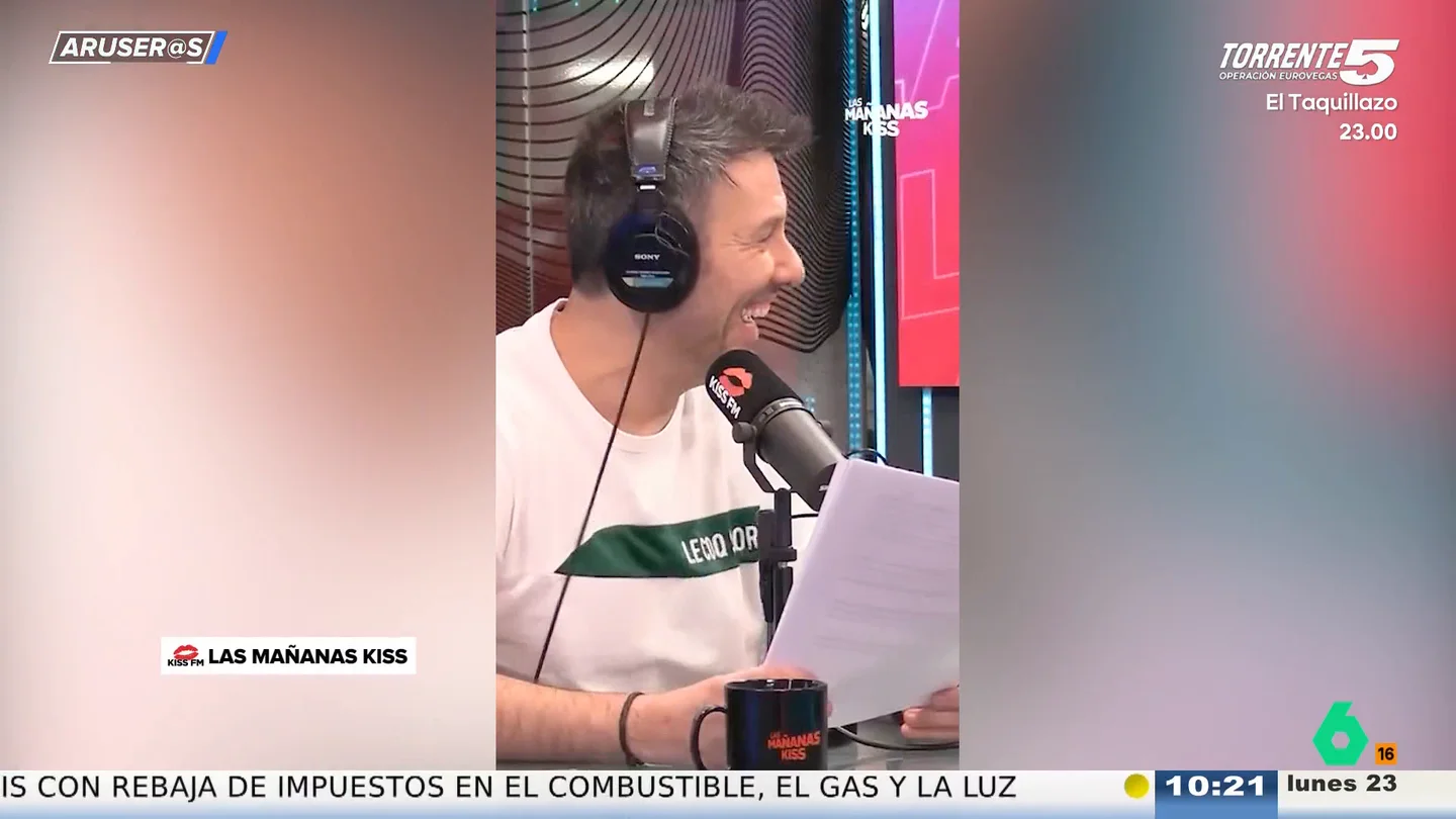 El 'zasca' involuntario de Christian Gálvez a Iñaki Urrutia: "¡Ah! ¿Que tú también sales ahi?" El 'zasca' involuntario de Christian Gálvez a Iñaki Urrutia: "¡Ah! ¿Que tú también sales ahi?"