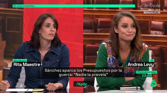 Rita Maestre y Andrea Levy