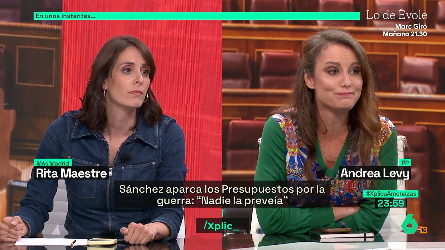 Rita Maestre y Andrea Levy Rita Maestre y Andrea Levy