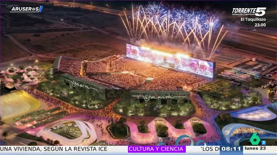 Así es un prototipo de cómo será el 'Estadio Shakira' para sus conciertos en Madrid Así es un prototipo de cómo será el 'Estadio Shakira' para sus conciertos en Madrid