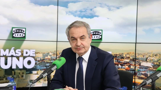El expresidente José Luis Rodríguez Zapatero, durante la entrevista en Más de uno El expresidente José Luis Rodríguez Zapatero, durante la entrevista en Más de uno/ Samuel Portillo