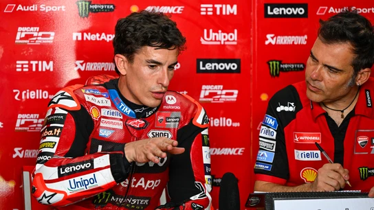 Marc Márquez y Marco Rigamonti Marc Márquez y Marco Rigamonti