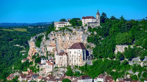 Rocamadour, pueblo medieval de Francia Rocamadour, pueblo medieval de Francia