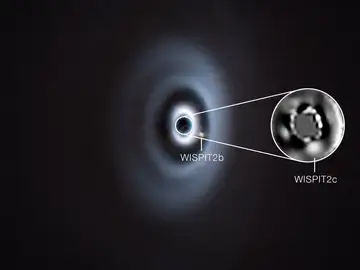 Dos planetas formándose alrededor de la joven estrella WISPIT 2 Dos planetas formándose alrededor de la joven estrella WISPIT 2