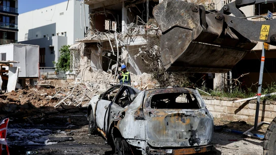 Ataques con misiles iraníes en el centro de Israel el 24 de marzo de 2026. Ataques con misiles iraníes en el centro de Israel el 24 de marzo de 2026.