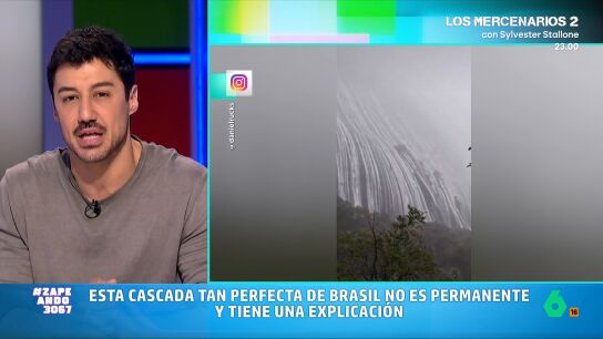 Esta cascada tan geom&eacute;trica est&aacute; en la regi&oacute;n de Estrella del Norte. El meteor&oacute;logo de laSexta cuenta que el agua cae de una manera tan curiosa debido a la geolog&iacute;a de la zona. 
