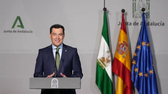 Imagen de archivo de Juanma Moreno. Imagen de archivo de Juanma Moreno.