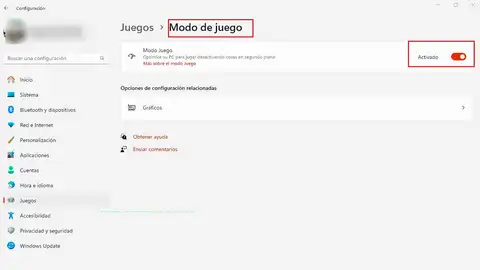 Activnado el modo de ultra rendimiento Activnado el modo de ultra rendimiento