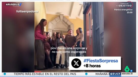 Se larga de su propia fiesta sorpresa y pide por WhatsApp a sus amigos que se marchen: "No me gusta que aparezc&aacute;is en mi casa sin preguntar"