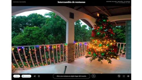 Mirando a través de la ventana