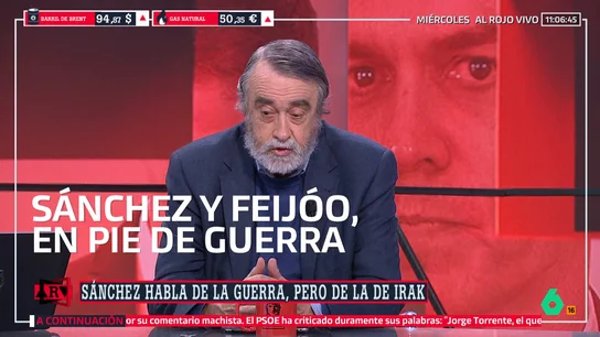 Cuartango analiza el discurso de Sánchez del 'No a la guerra': "Es sólido y coherente con su posición; la imagen de España ha salido fortalecida en Europa" Cuartango analiza el discurso de Sánchez del 'No a la guerra': "Es sólido y coherente con su posición; la imagen de España ha salido fortalecida en Europa"