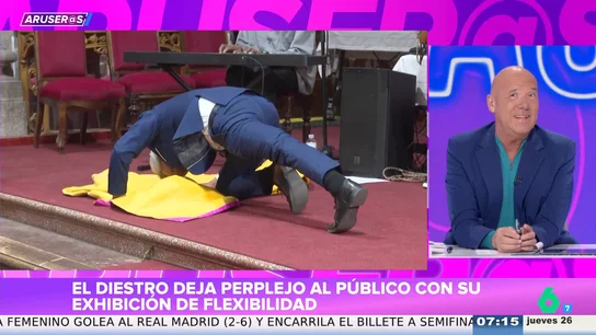 Alfonso Arús no da crédito con la performance viral de Ortega Cano: "No sé de qué marca es el pantalón, pero es resistente" Alfonso Arús no da crédito con la performance viral de Ortega Cano: "No sé de qué marca es el pantalón, pero es resistente"
