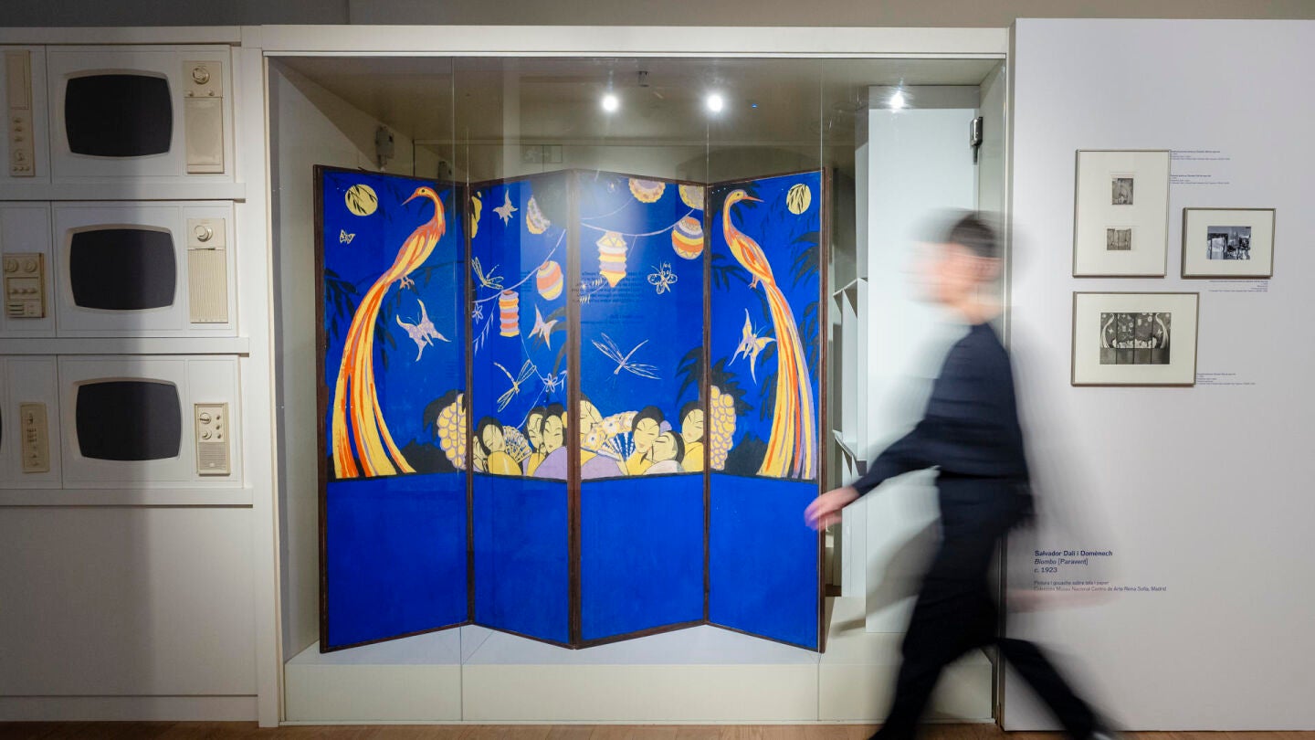 La Casa Natal de Salvador Dal&iacute; expone un biombo pintado por el artista a inicios de los a&ntilde;os 80