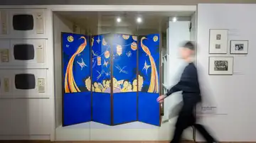 La Casa Natal de Salvador Dalí expone un biombo pintado por el artista a inicios de los años 80 La Casa Natal de Salvador Dalí expone un biombo pintado por el artista a inicios de los años 80