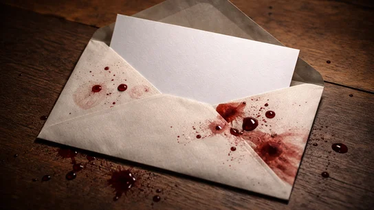 Una carta manchada de sangre Una carta manchada de sangre