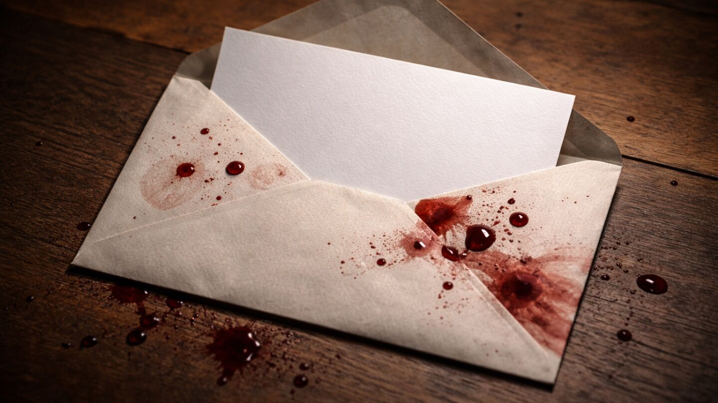 Una carta manchada de sangre