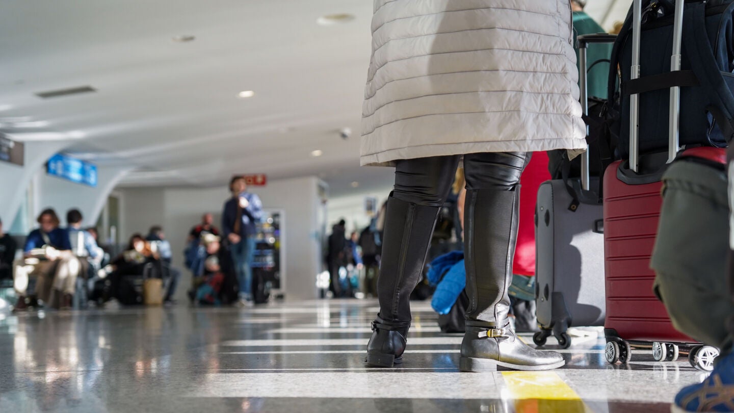 Huelga en aeropuerto