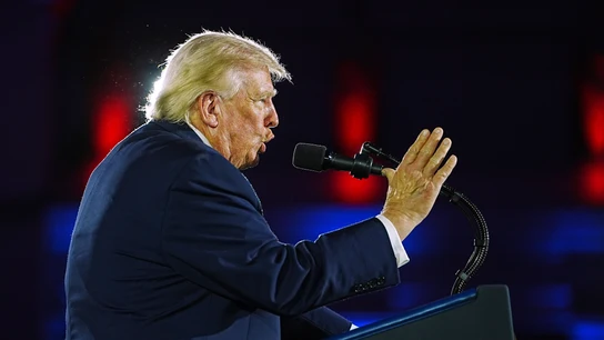 El presidente Donald Trump habla en la cena anual de recaudación de fondos del Comité Nacional Republicano del Congreso El presidente Donald Trump habla en la cena anual de recaudación de fondos del Comité Nacional Republicano del Congreso