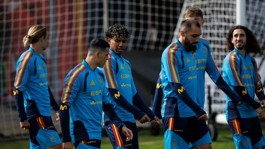 Entrenamiento de la selección española de fútbol en la Ciudad de Fútbol de Las Rozas (Madrid) Entrenamiento de la selección española de fútbol en la Ciudad de Fútbol de Las Rozas (Madrid)