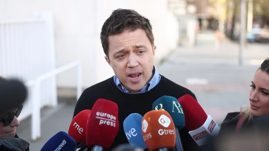 El exportavoz de Sumar Íñigo Errejón atiende a los medios de comunicación a su llegada a los Juzgados de Plaza de Castilla, a 27 de marzo de 2026 El exportavoz de Sumar Íñigo Errejón atiende a los medios de comunicación a su llegada a los Juzgados de Plaza de Castilla, a 27 de marzo de 2026