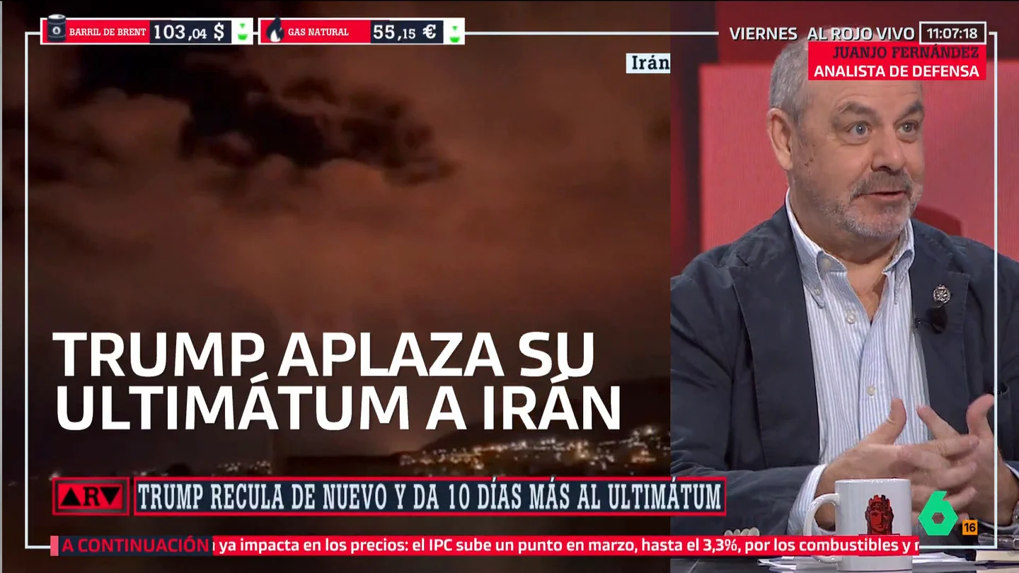 Juanjo Fernández, analista de Defensa: "Trump se está dando cuenta de que se ha metido en un lío del que no sabe cómo salir" Juanjo Fernández, analista de Defensa: "Trump se está dando cuenta de que se ha metido en un lío del que no sabe cómo salir"