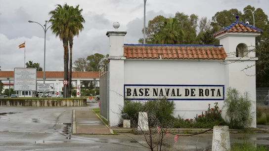 Imagen de archivo de la base naval de Rota Imagen de archivo de la base naval de Rota