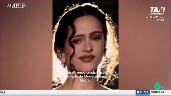 Rosalía se emociona en su concierto en Madrid: "Quién me iba a decir que 10 años después estaría llenando esto" Rosalía se emociona en su concierto en Madrid: "Quién me iba a decir que 10 años después estaría llenando esto"