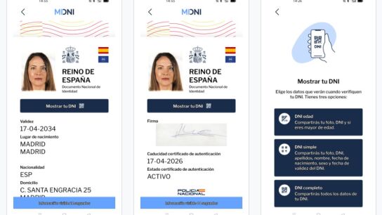 El DNI digital pasa a ser un documento de identificaci&oacute;n v&aacute;lido a partir del 2 de abril 