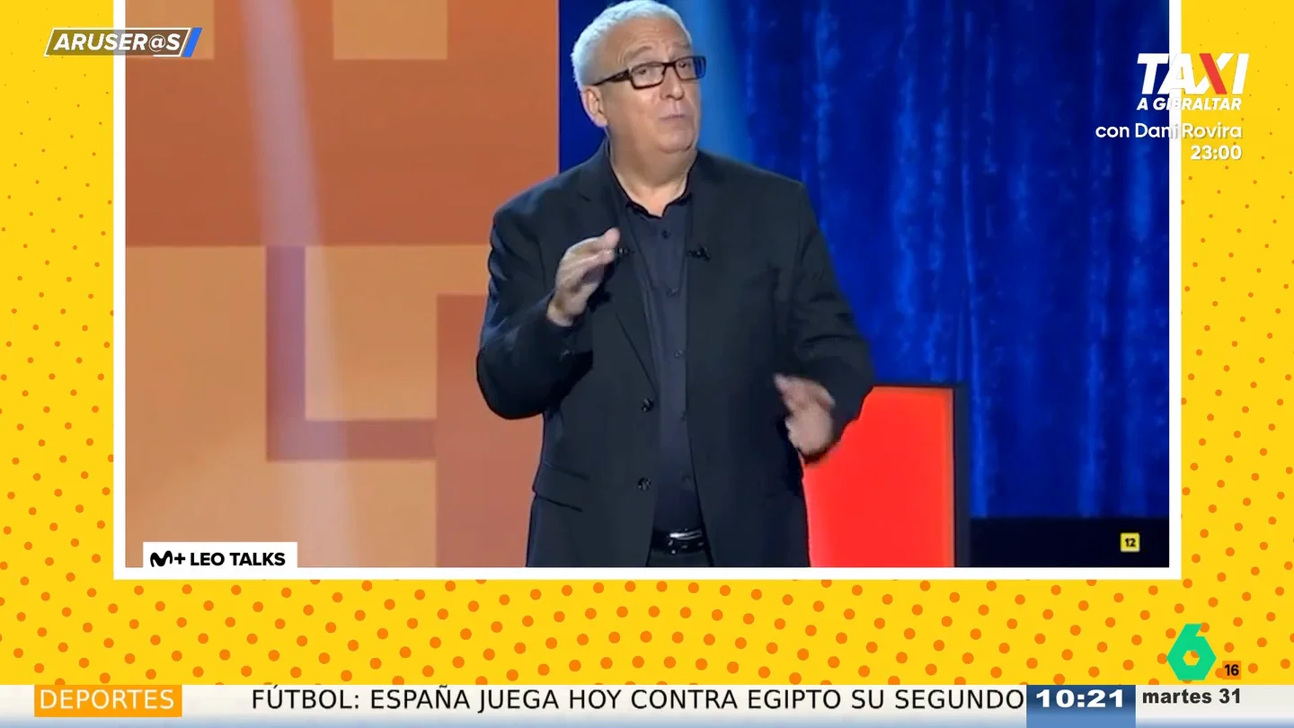 Leo Harlem se mete con los menús de hospital: "¡Si te ponen arroz con bogavante, te infectas los puntos para no irte!" Leo Harlem se mete con los menús de hospital: "¡Si te ponen arroz con bogavante, te infectas los puntos para no irte!"