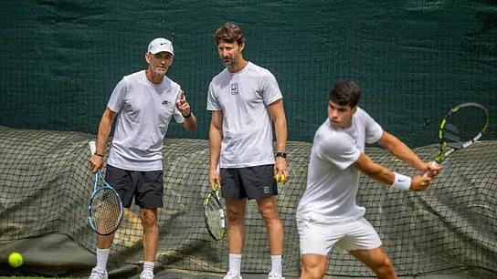 Samu López no descarta el regreso de Ferrero al equipo de Carlos Alcaraz: "No sería descabellado" Samu López no descarta el regreso de Ferrero al equipo de Carlos Alcaraz: "No sería descabellado"