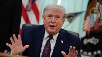 El presidente de Estados Unidos, Donald Trump, en el Despacho Oval de la Casa Blanca