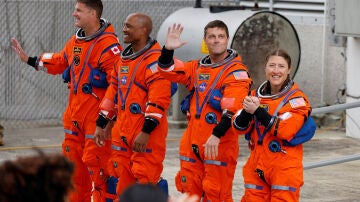 Astronautas de la misi&oacute;n Artemis II