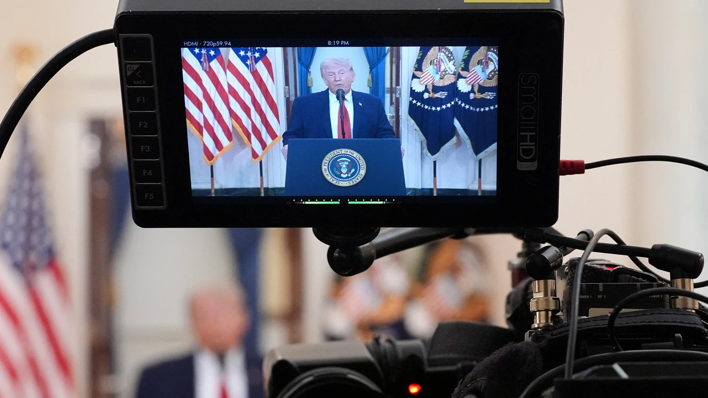 Discurso de Donald Trump a la nación. Discurso de Donald Trump a la nación.