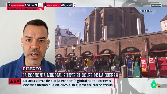 Camarero, sobre la situación de Alemania por la guerra en Irán: "Si lo pasan mal, el resto de la zona euro también" Camarero, sobre la situación de Alemania por la guerra en Irán: "Si lo pasan mal, el resto de la zona euro también"