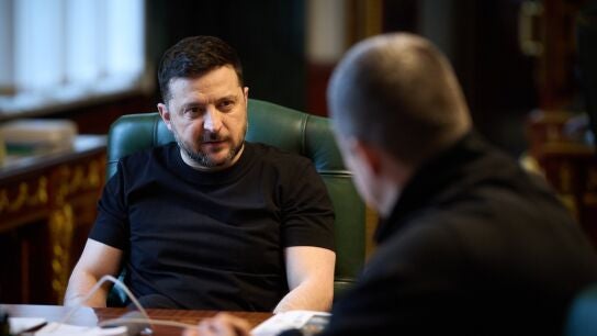 El presidente de Ucrania, Volod&iacute;mir Zelenski