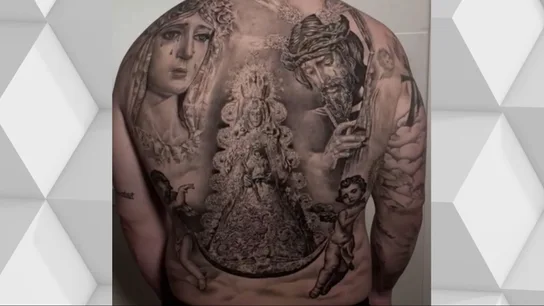 Tatuaje de una imagen religiosa Tatuaje de una imagen religiosa