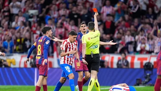 Roja a Gerard Martín que después fue anulada Roja a Gerard Martín que después fue anulada