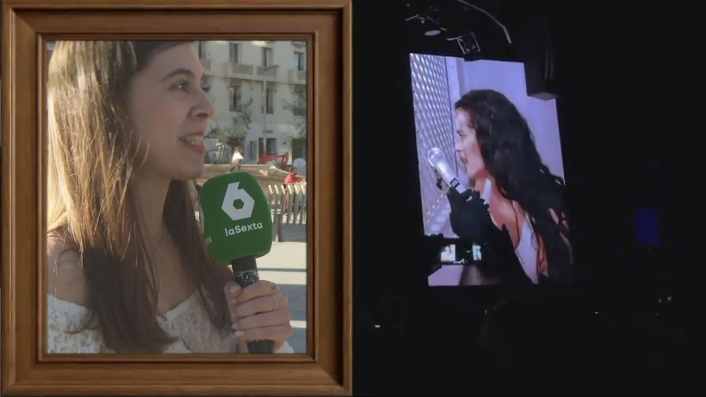 Joven que se confiesa a las puertas del concierto de Rosalía Joven que se confiesa a las puertas del concierto de Rosalía
