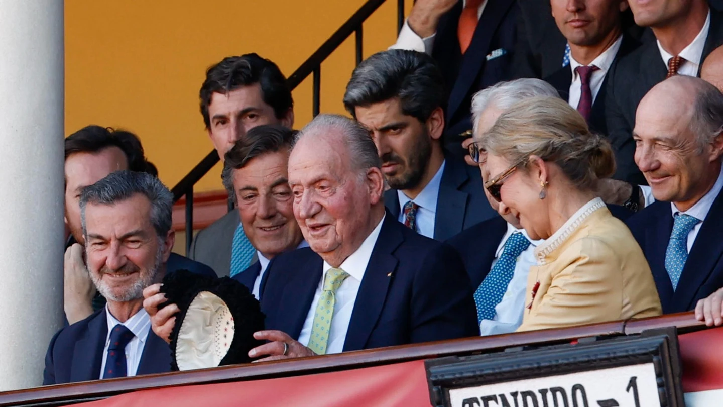 Juan Carlos I, en una corrida de toros Juan Carlos I, en una corrida de toros