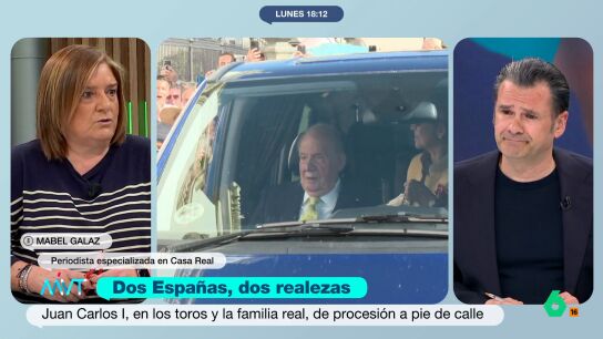 Mabel Galaz explica en este v&iacute;deo que en estos momentos el rey Juan Carlos "est&aacute; viajando mucho". Tambi&eacute;n a Espa&ntilde;a, donde a las apariciones medi&aacute;ticas que considera "una provocaci&oacute;n" a la familia real se unen otras m&aacute;s discretas.