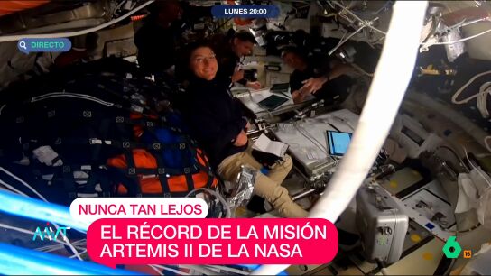 Los cuatro astronautas de Artemis II ya son los humanos que m&aacute;s lejos han estado de la Tierra, con el objetivo de ver al completo la cara oculta de la Luna. La reacci&oacute;n de I&ntilde;aki L&oacute;pez ante este momento hist&oacute;rico, en este v&iacute;deo.