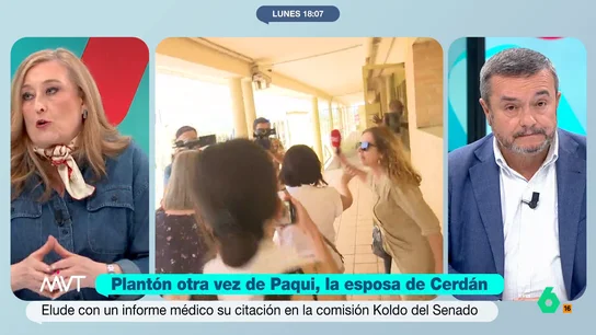 Elisa Beni, sobre el último plantón de la mujer de Cerdán a la comisión del Senado: "Me parece un cachondeo malo" La mujer del exsecretario de organización del PSOE, al parecer, habría cobrado irregularmente de empresas relacionadas con su marido. Además, también habría gastado de empresas relacionadas de manera opaca con Santos Cerdán.