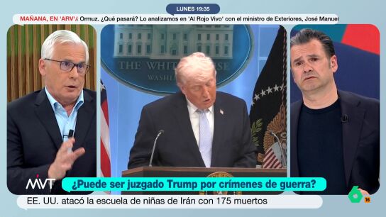 Algunas organizaciones en Estados Unidos piden que se investigue a Donald Trump pro cr&iacute;menes de guerra tras el ataque a una escuela de ni&ntilde;as en Ir&aacute;n. Baltasar Garz&oacute;n explica d&oacute;nde se le podr&iacute;a juzgar... y d&oacute;nde tiene inmunidad.